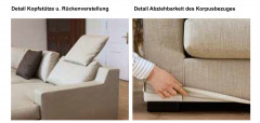 INSPIRATION - Longchair mit Anbausofa